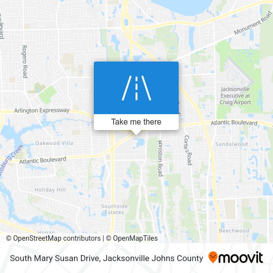 South Mary Susan Drive map
