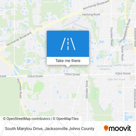 South Marylou Drive map