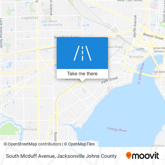 South Mcduff Avenue map