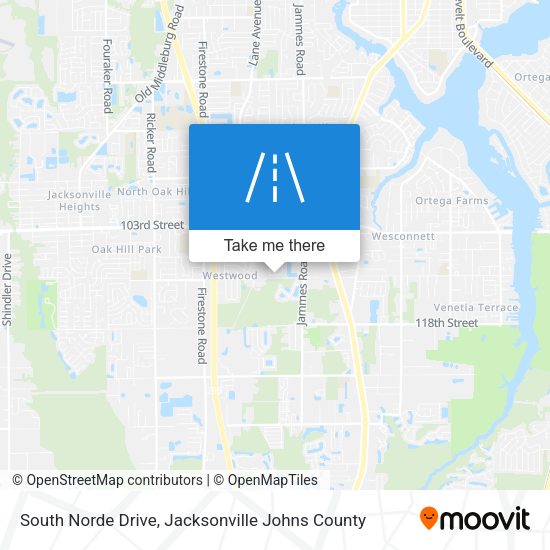 South Norde Drive map