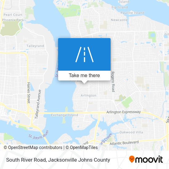 South River Road map
