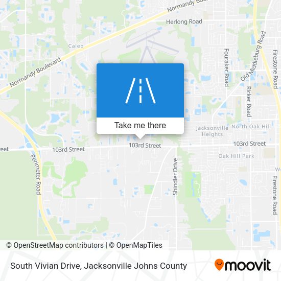 South Vivian Drive map