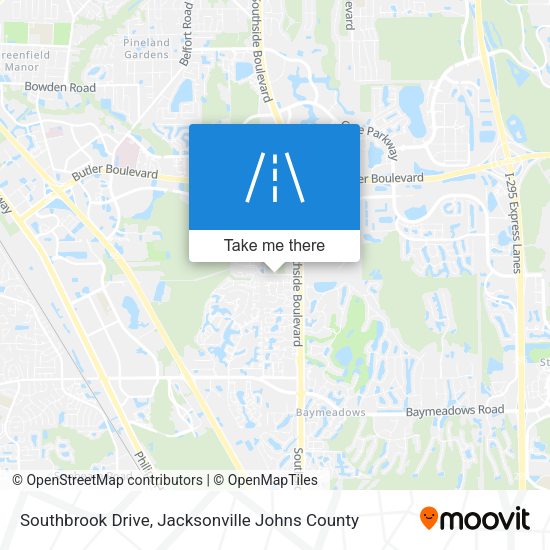 Mapa de Southbrook Drive
