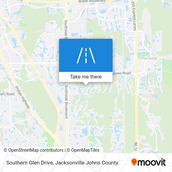 Mapa de Southern Glen Drive