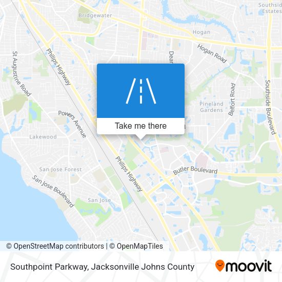 Southpoint Parkway map