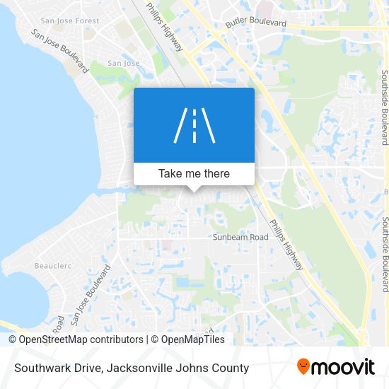 Southwark Drive map