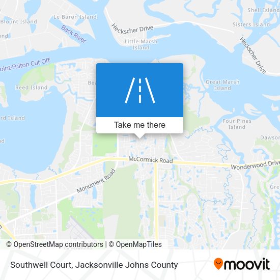 Southwell Court map