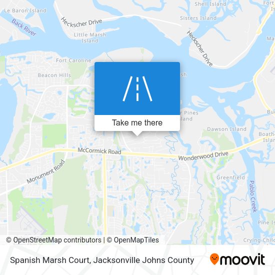 Spanish Marsh Court map