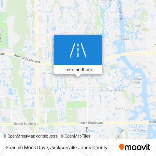Mapa de Spanish Moss Drive