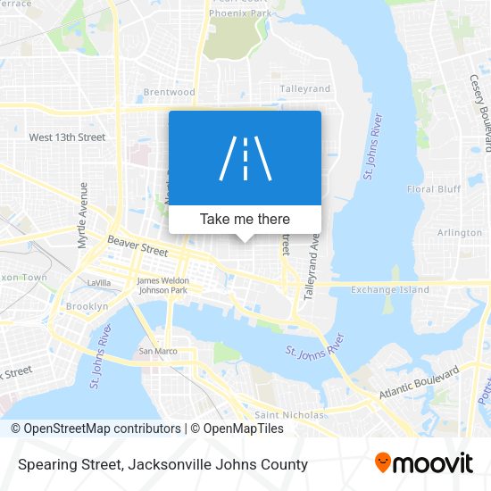 Mapa de Spearing Street