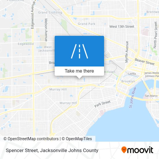 Mapa de Spencer Street