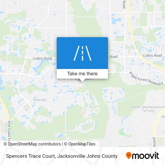 Mapa de Spencers Trace Court