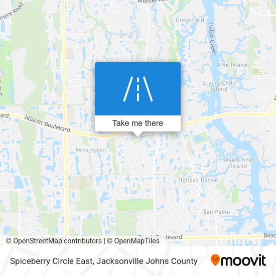Spiceberry Circle East map