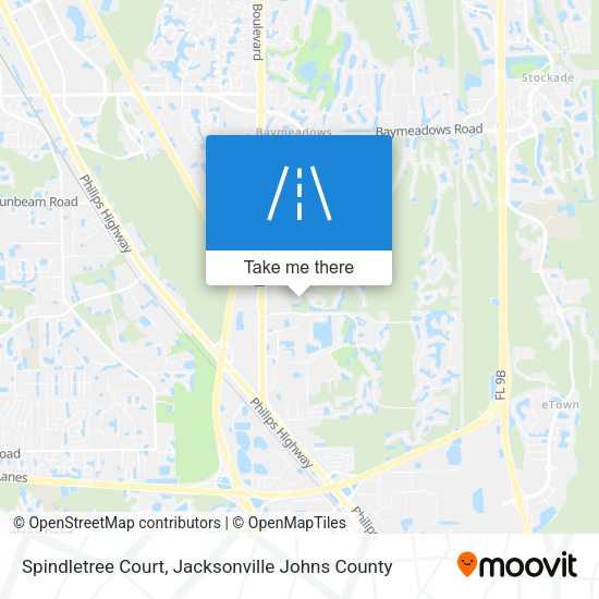 Spindletree Court map