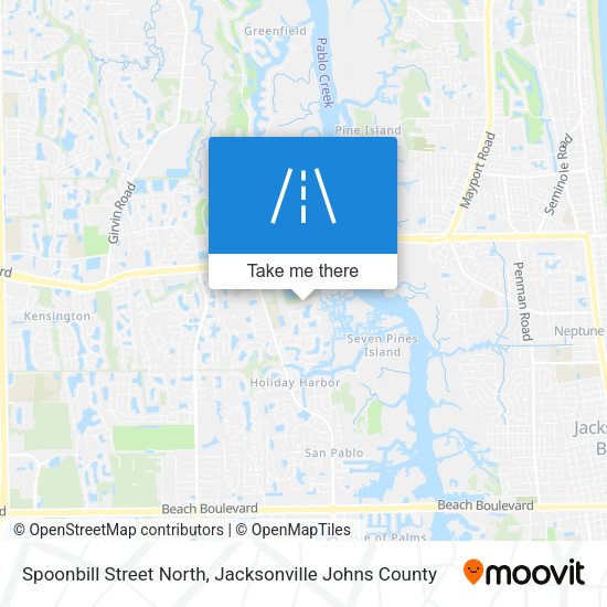 Mapa de Spoonbill Street North