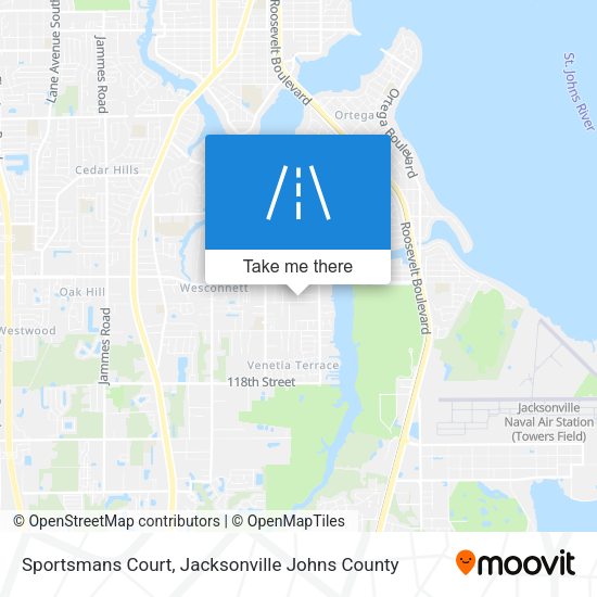 Sportsmans Court map