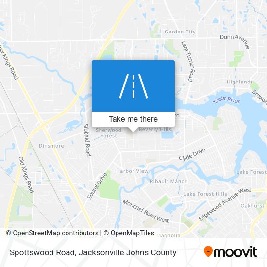 Mapa de Spottswood Road