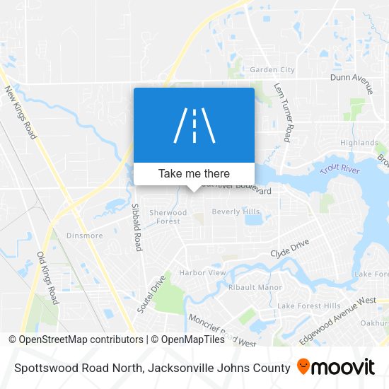 Spottswood Road North map