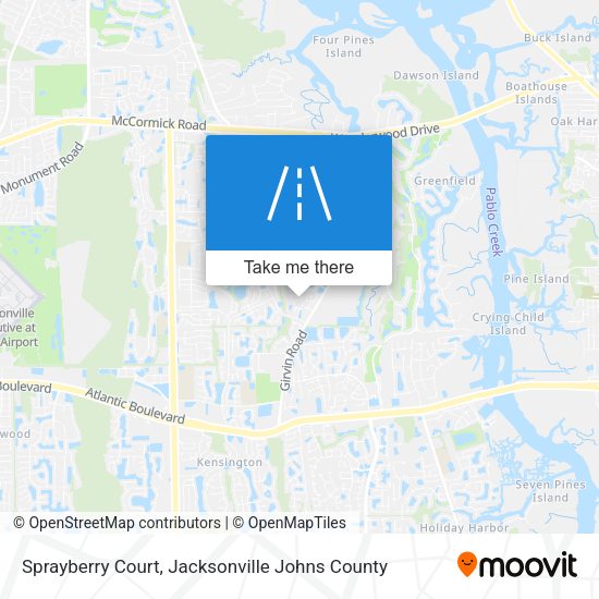 Sprayberry Court map