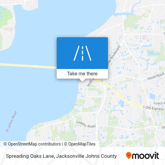 Mapa de Spreading Oaks Lane