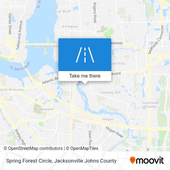 Spring Forest Circle map