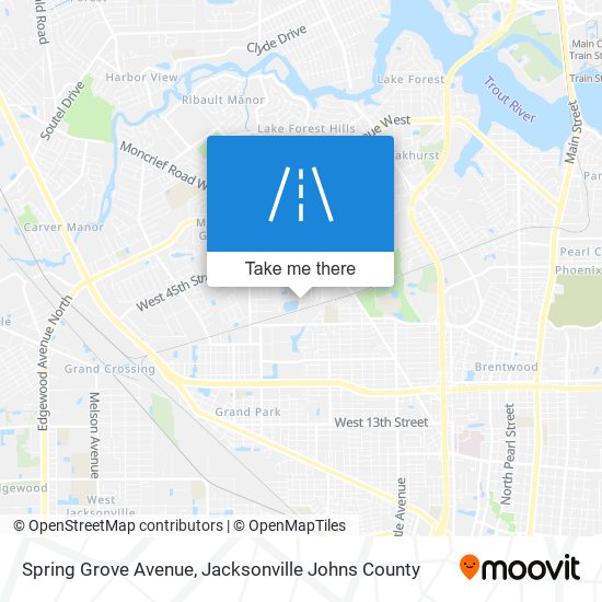 Spring Grove Avenue map