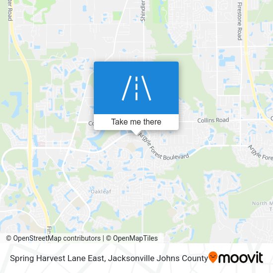 Spring Harvest Lane East map