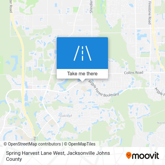 Mapa de Spring Harvest Lane West