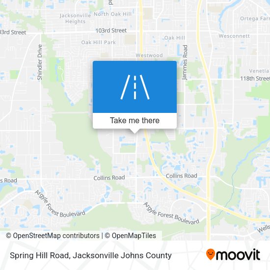 Mapa de Spring Hill Road