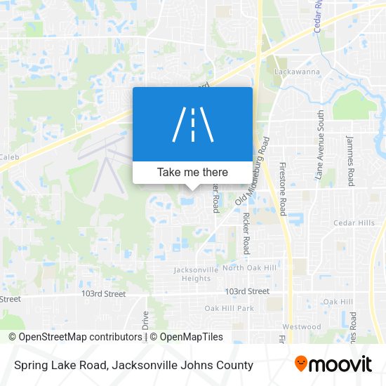 Mapa de Spring Lake Road