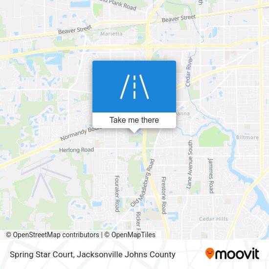 Mapa de Spring Star Court
