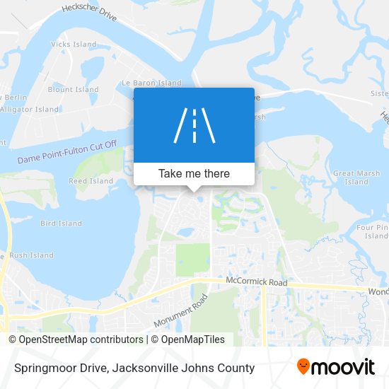 Mapa de Springmoor Drive