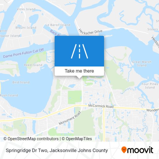 Mapa de Springridge Dr Two