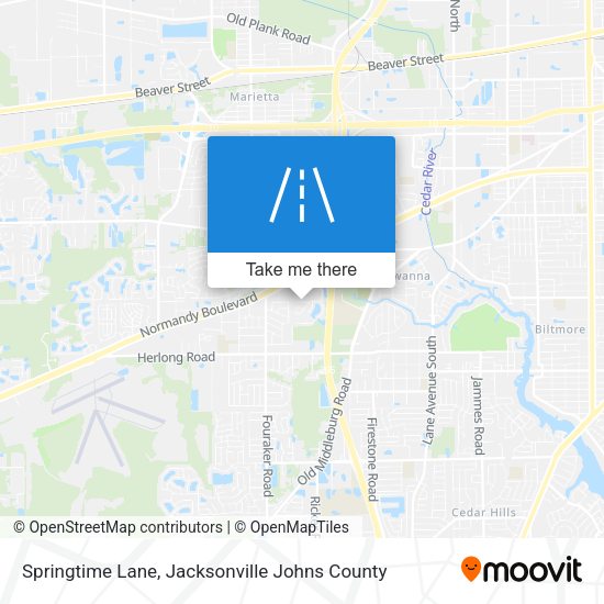 Mapa de Springtime Lane