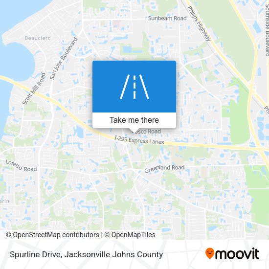Mapa de Spurline Drive