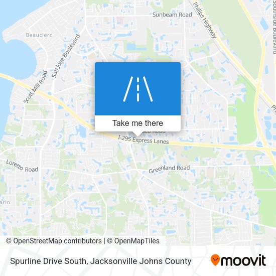 Mapa de Spurline Drive South