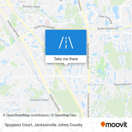 Spyglass Court map
