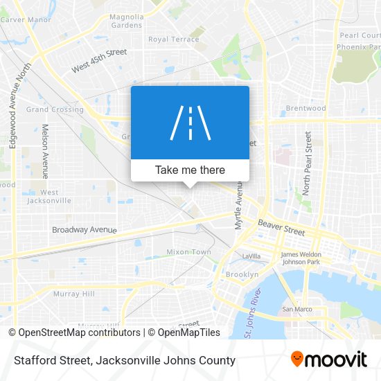 Stafford Street map