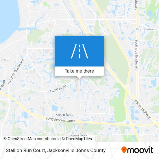 Stallion Run Court map