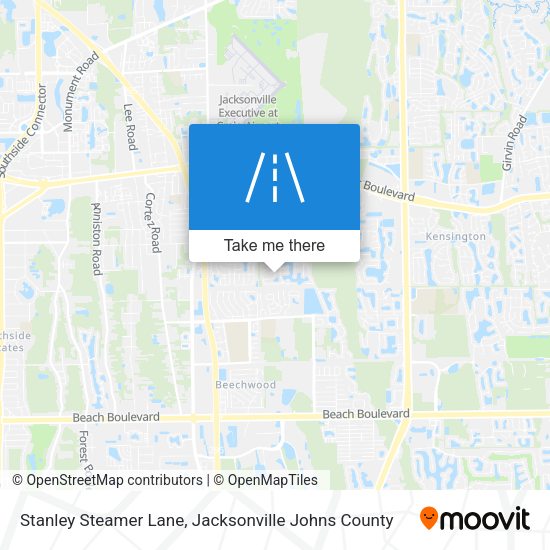 Mapa de Stanley Steamer Lane
