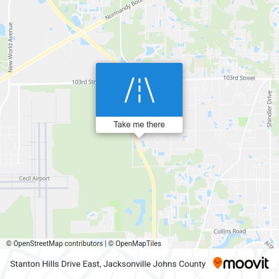 Stanton Hills Drive East map