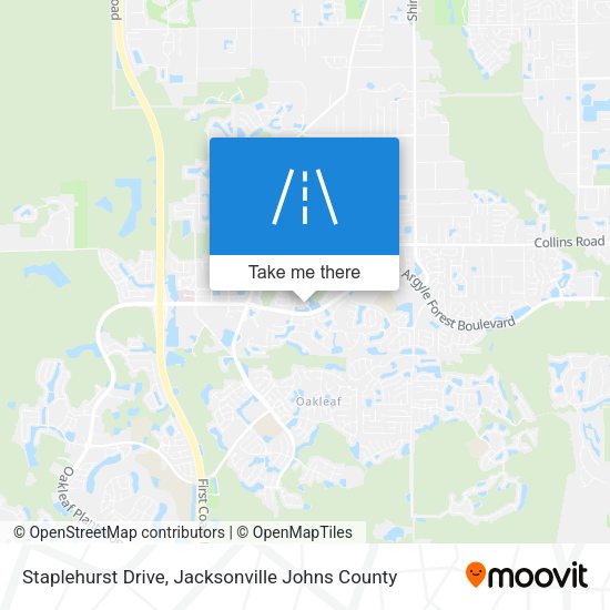Mapa de Staplehurst Drive
