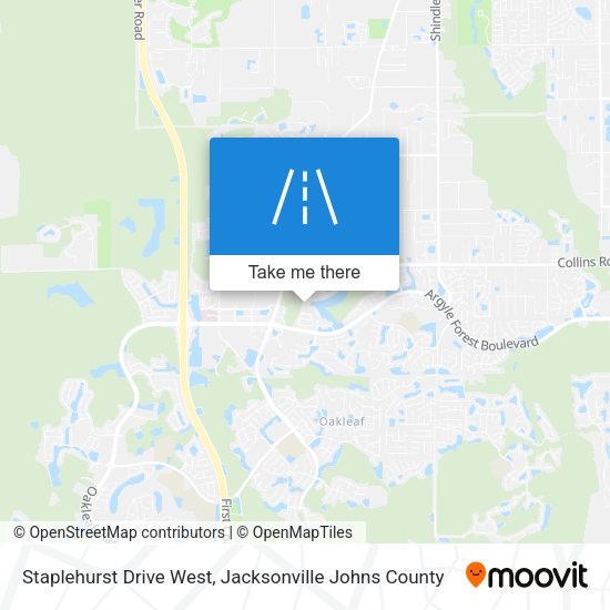 Mapa de Staplehurst Drive West