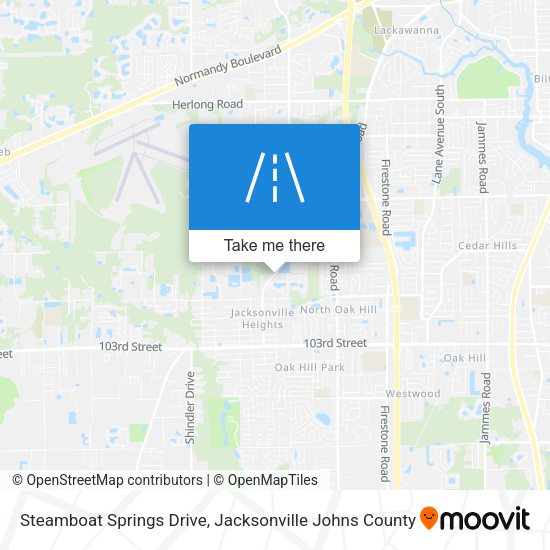 Steamboat Springs Drive map