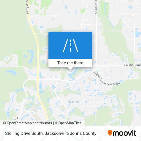 Mapa de Stelling Drive South