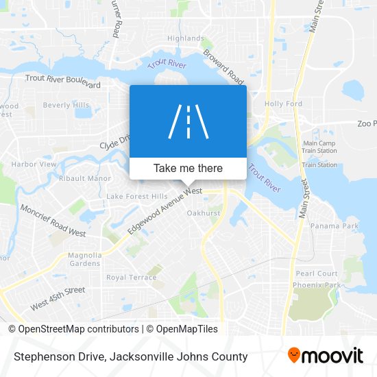 Stephenson Drive map