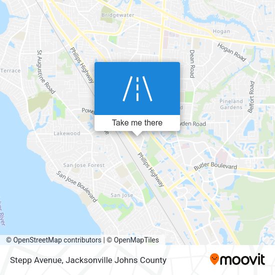 Mapa de Stepp Avenue