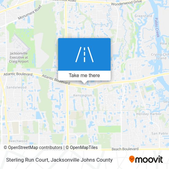 Sterling Run Court map