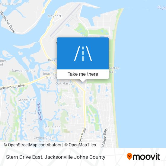 Mapa de Stern Drive East