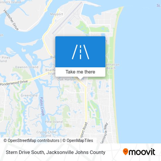 Mapa de Stern Drive South